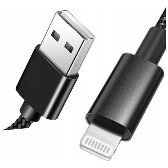 Kabel USB Gembird USB-A - Lightning 1.8 m Czarny (CCDB-MUSB2B-AMLM-6)