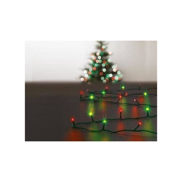 Fééric Lights and Christmas Lampki zewnętrzne, czerwone, zielone, 100 lampek