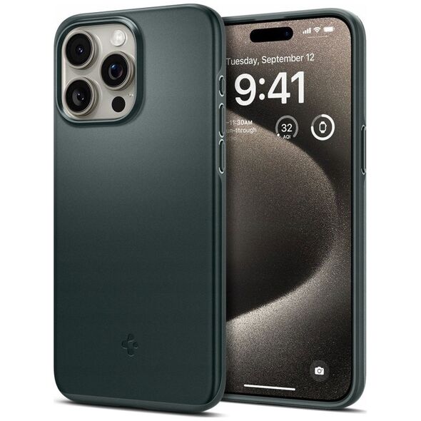 Spigen Spigen Thin Fit Mag iPhone 16 Pro Max Magsafe zielony/abyss green ACS07981