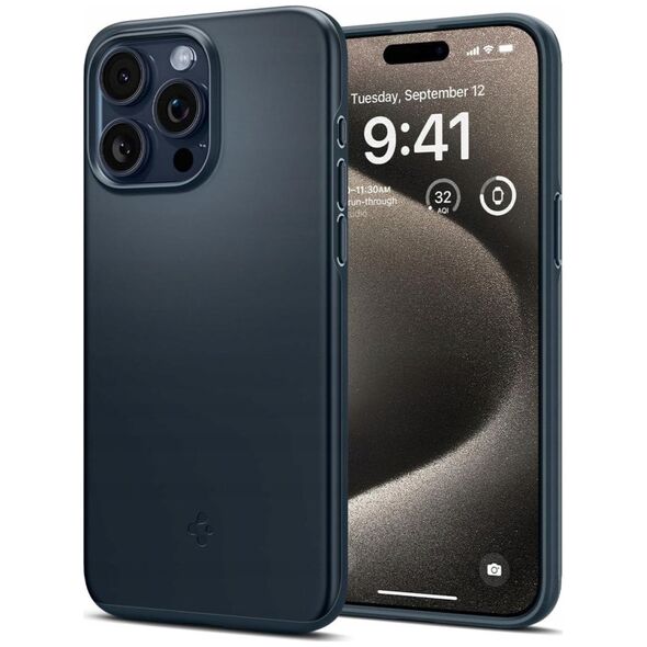 Spigen Spigen Thin Fit Mag iPhone 16 Pro Max Magsafe metal slate ACS07980