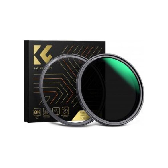 Filtr Kf Kampf K&F Concept Nano-X MRC Fader Magnetic Adjustable Gray Filter ND8-128 - 62 mm