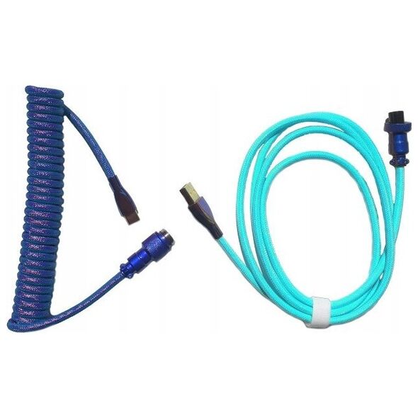 Kabel USB Cortek CORTEK KABEL USB AVIATOR TURKUSOWY-NIEBIESKI