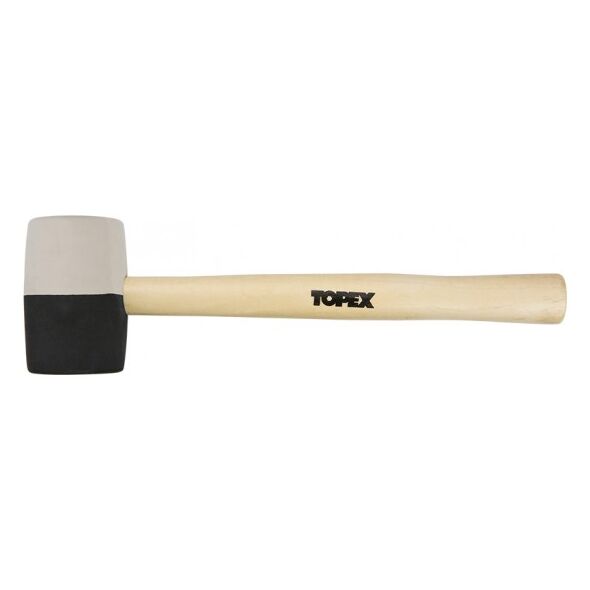 Topex Młotek gumowy rączka drewniana 680g 338mm (02A355)