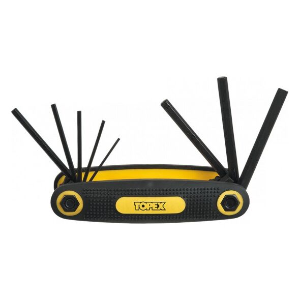 Topex Zestaw kluczy imbusowych hex wielofunkcyjne 1,5-6mm 8szt. (35D958)