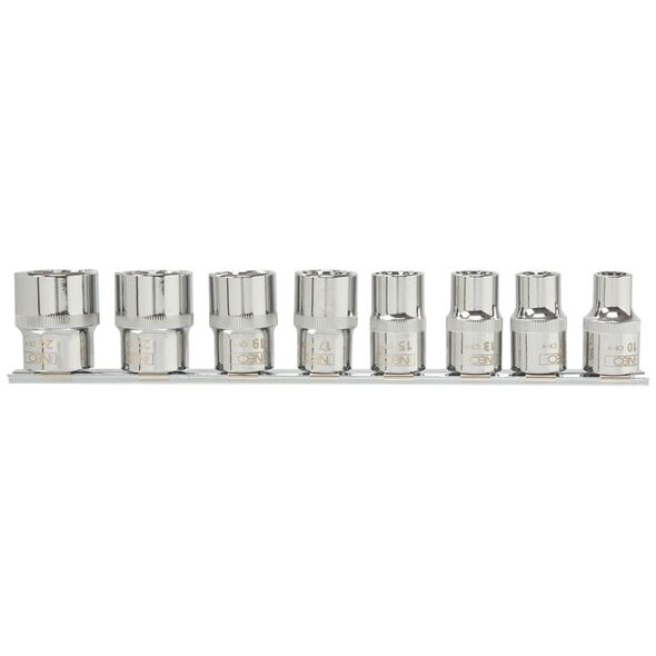 Neo Zestaw nasadek spline 1/2" 10-24mm 8szt. (08-651)