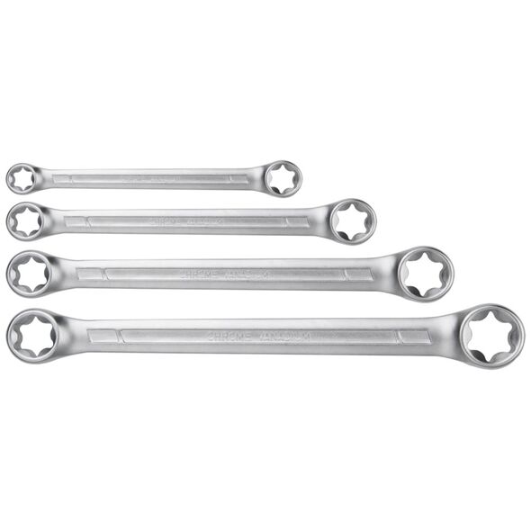 Neo Zestaw kluczy oczkowych dwustronnych torx E6-E24 4szt. (09-980)