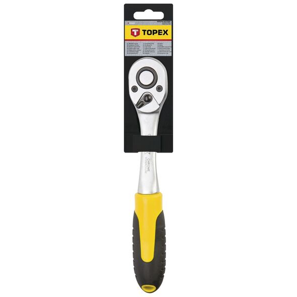 Topex Grzechotka standardowa odgięta 1/2" 255mm (38D542)