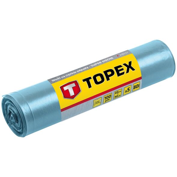 Topex Worki na ciężkie odpady 80L 5szt. (23B257)