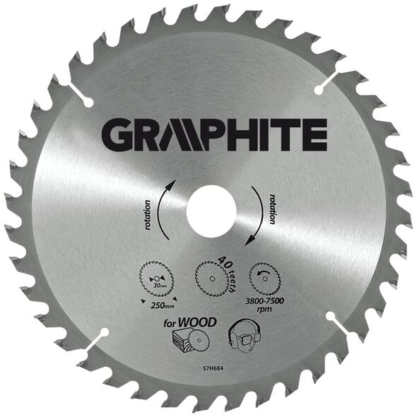Graphite Tarcza do pilarki widiowa 185x30mm 24 zęby - 57H662