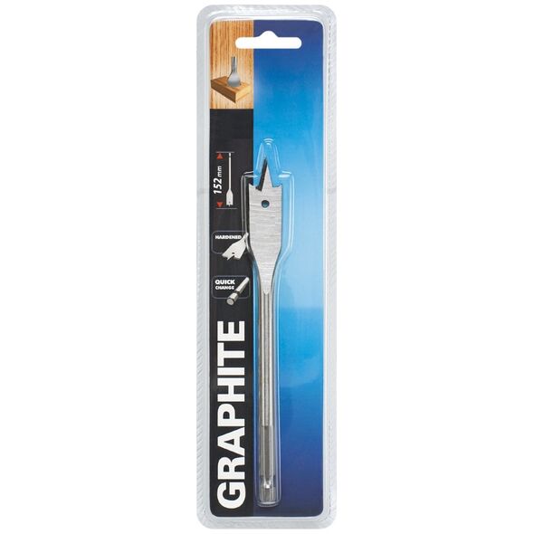 Wiertło Graphite do drewna łopatkowe sześciokątne 22mm  (57H228)