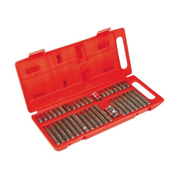 Top Tools Końcówki wkrętakowe Spline Torx Hex 40szt. - 39D377