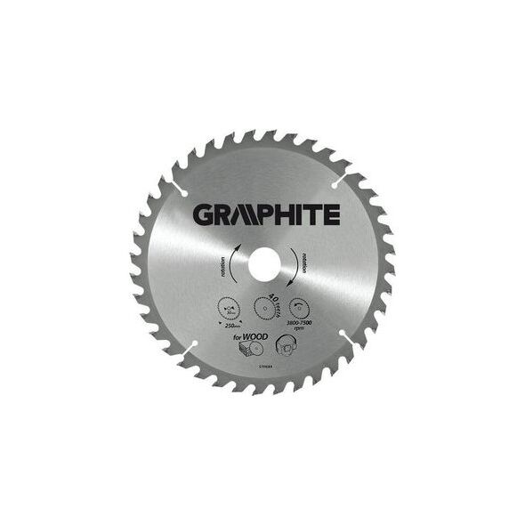 Graphite Tarcza do pilarki widiowa 250 x 30mm 100zębów ALU (55H611)