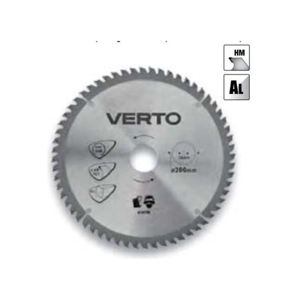 Verto Tarcza do pilarki 250 x 30mm 100z ALU (61H108)