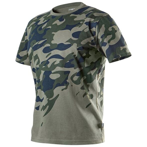 Neo T-shirt (T-shirt roboczy z nadrukiem CAMO, rozmiar XXL)