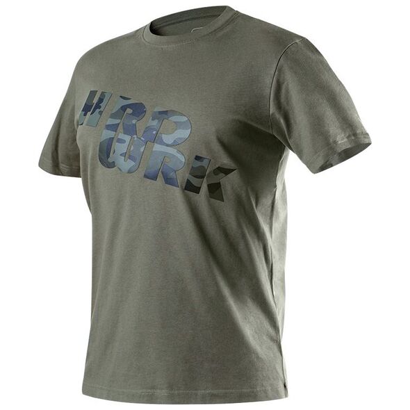 Neo T-shirt (T-shirt roboczy oliwkowy CAMO, rozmiar XXL)
