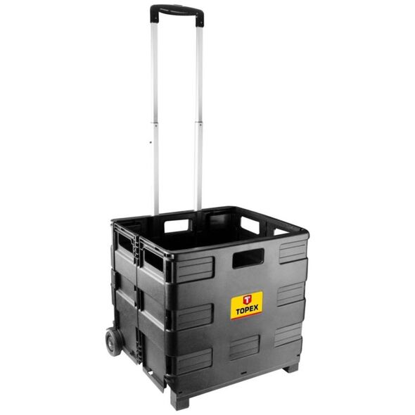 Topex Wózek transportowy (Wózek transportowy, składana skrzynka, udźwig 35kg)