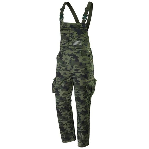 Neo Spodnie robocze na szelkach (Ogrodniczki robocze CAMO, rozmiar XS)