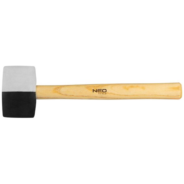 Neo Młotek gumowy rączka drewniana 450g 340mm (25-067)