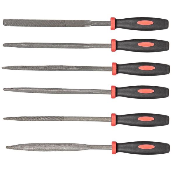 Top Tools Pilniki iglaki (Pilniki iglaki do metalu, zestaw 6 szt.)