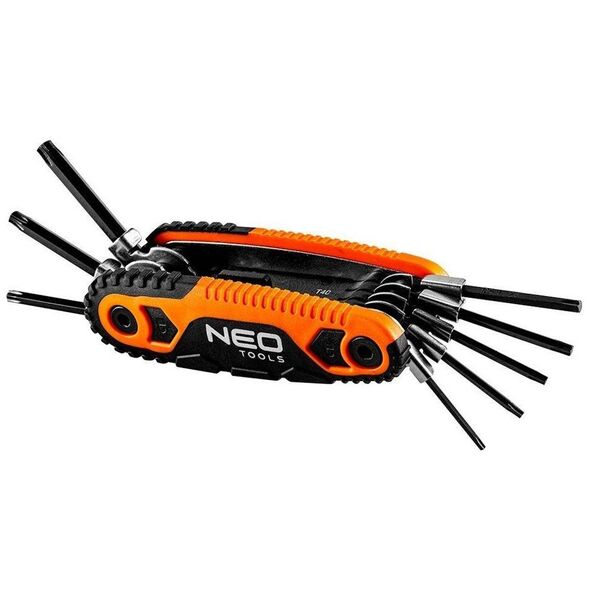 Neo Klucze Torx (Kucze Torx z uchwytem T9, T10, T15, T20, T25, T27, T30, T40)