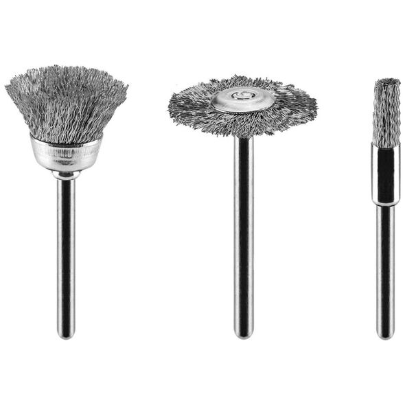 Graphite Szczotki (Szczotki stalowe, pędzelkowa, kielichowa, talerzowa, kpl. 3 szt.)
