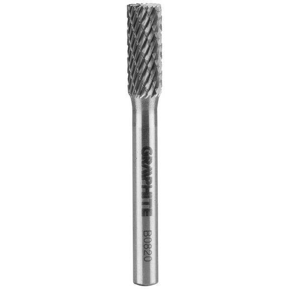 Graphite FREZ DO METALU HM TYP B (WALCOWY Z OSTRZAMI NA GÓRZE) 8 X 20 MM TRZPIEŃ 6 X 45 MM 55H356 GRAPHITE