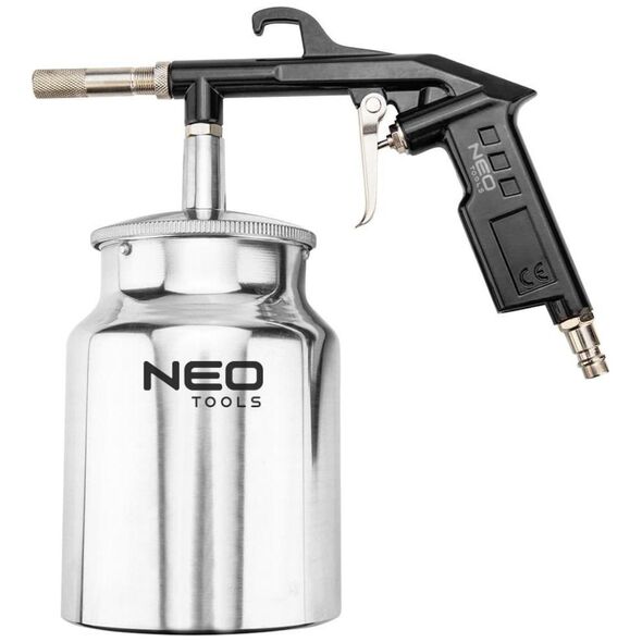 Neo Pistolet do piaskowania (Sandblasting gun with tank 750 cm3)