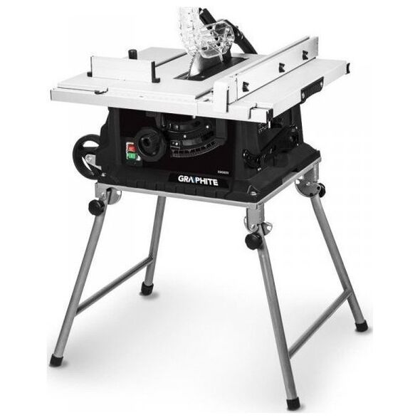 Pilarka tarczowa Graphite PILARKA STOŁOWA 1600W, 254/30 MM, SKŁADANY STÓŁ