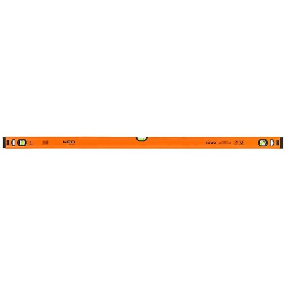 Neo Poziomnica aluminiowa S 300, 3 libelle, 120 cm