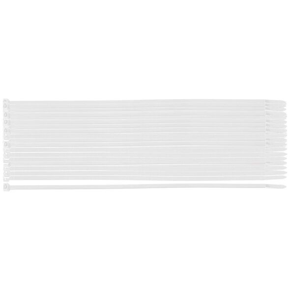 Neo Opaski zaciskowe EXTREME 3.6 × 200 mm, białe, 100 szt.