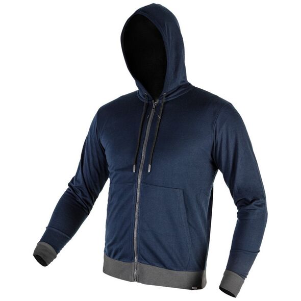 Neo Bluza rozpinana z kapturem COMFORT, granatowa, rozmiar M