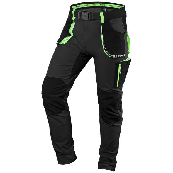 Neo Spodnie robocze PREMIUM,4 way stretch, czarne, rozmiar XXL