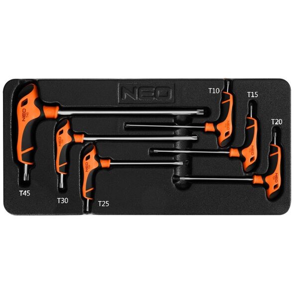 Neo Klucze Torx 6 szt. wkładka