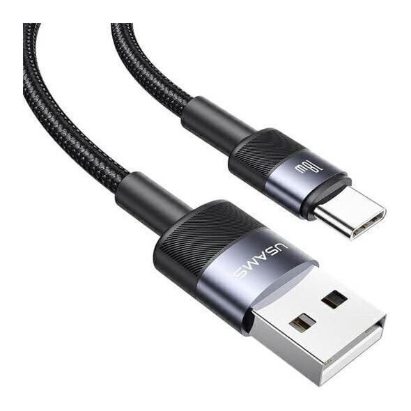 Kabel USB Usams USAMS SET Kabel USB na USB-C 3A 1.2m Fast Charging stalowy/tarnish 30 szt. SJ718ZJ01 (US-SJ718)