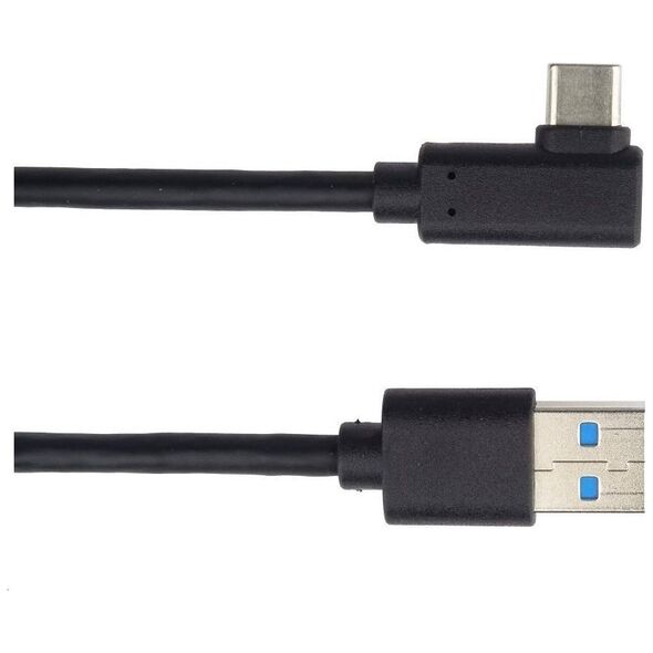 Kabel USB PremiumCord USB-A - USB-C 0.5 m Czarny (ku31cz05bk)