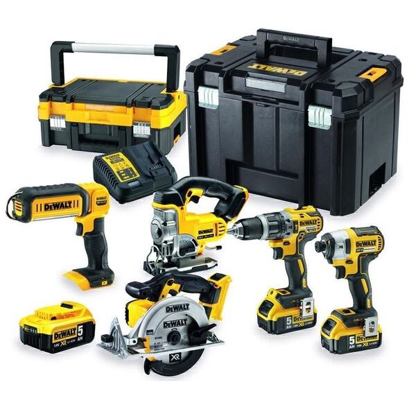 Zestaw elektronarzędzi Dewalt 11-elementowy (DCK551P3T-QW)