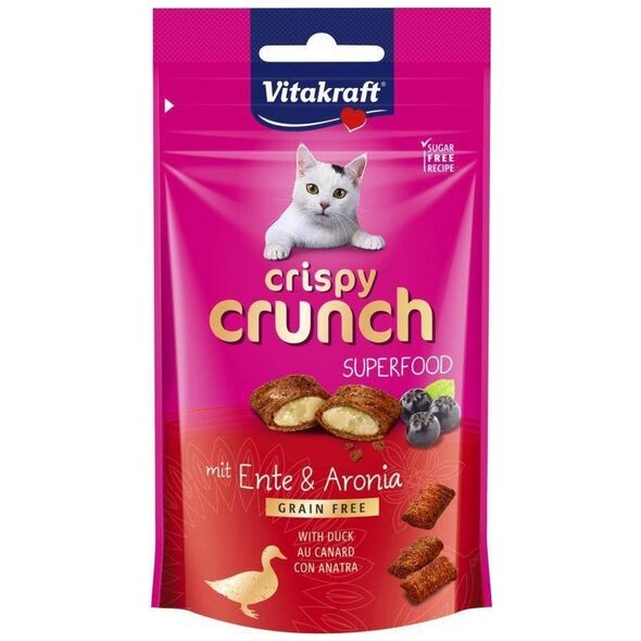 Vitakraft Vitakraft Kot 60g Crispy Crunch Kaczka Aronia /8