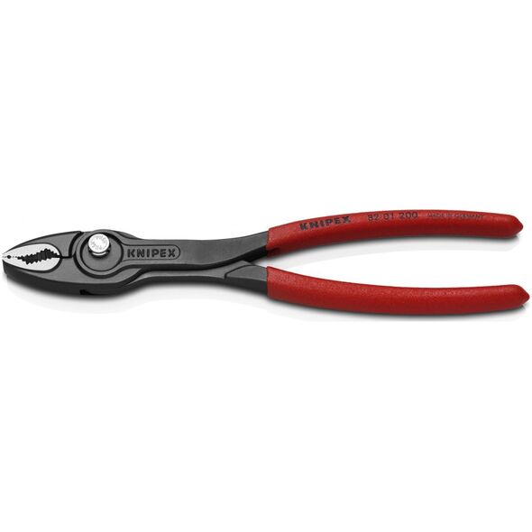 Knipex Szczypce chwytające czołowe ze stali CrV o długości 200 mm TwinGrip