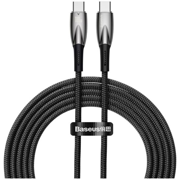 Kabel USB Baseus USB-C - USB-C 2 m Czarny (CADH000801)