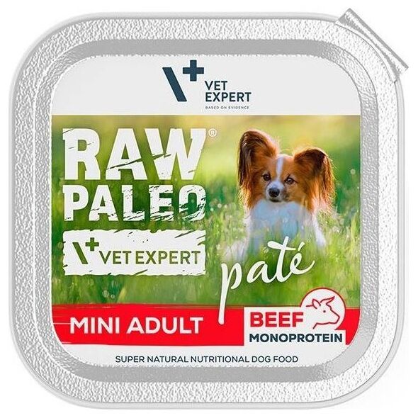 Raw Paleo Vetexpert RAW PALEO PATE MINI adult beef 150g - wołowina tacka