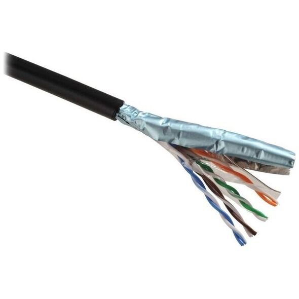 Solarix Instalační kabel Solarix venkovní FTP, Cat5E, drát, PE, box 100m SXKD-5E-FTP-PE