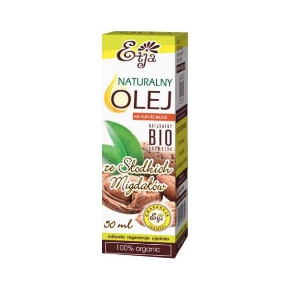 Etja Naturalny Olej ze słodkich migdałów bio 50ml