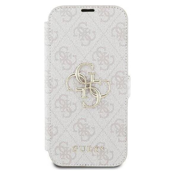 Original Case IPHONE 16 PLUS Guess Book 4G Metal Logo (GUBKP16M4GMGPII) pink 3666339346232