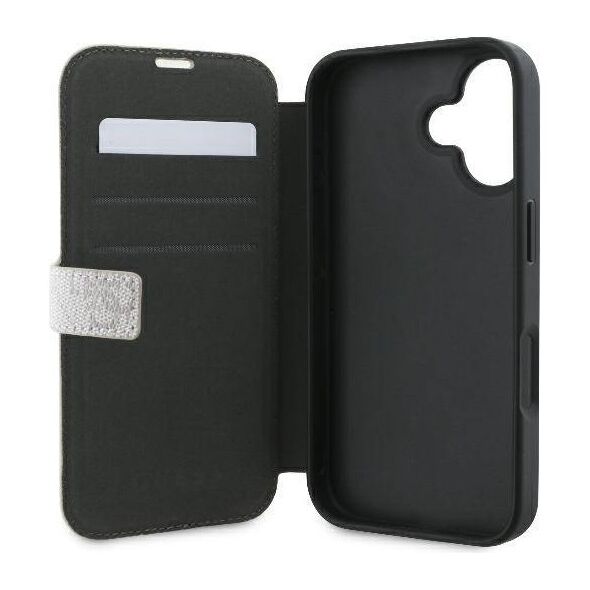 Original Case IPHONE 16 PLUS Guess Book 4G Metal Logo (GUBKP16M4GMGPII) pink 3666339346232