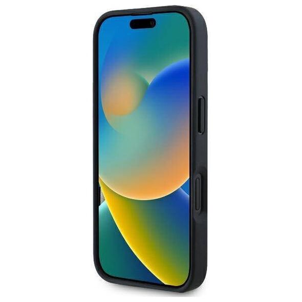Original Case IPHONE 16 PRO Guess Hardcase New 4G Triangle (GUHCP16LPG4GPK) black 3666339340209