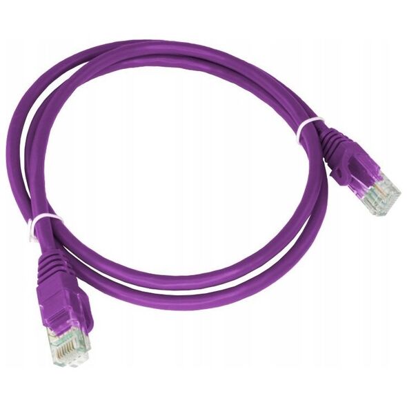 Alantec Patch-cord ALANTEC kat.6A U/UTP fioletowy 2m LSOH