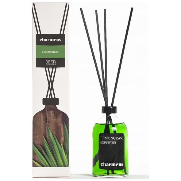 Dyfuzor zapachowy La Casa de los Aromas CHARMENS_Reed Difuser patyczki zapachowe Trawa Cytrynowa 110ml