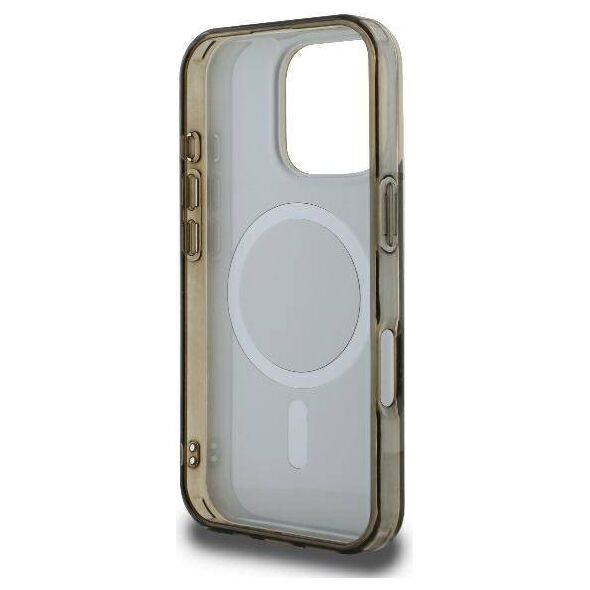 Original Case IPHONE 16 PRO MAX Guess Hardcase IML 4G Background MagSafe (GUHMP16XH4DTEW) brown 3666339301736