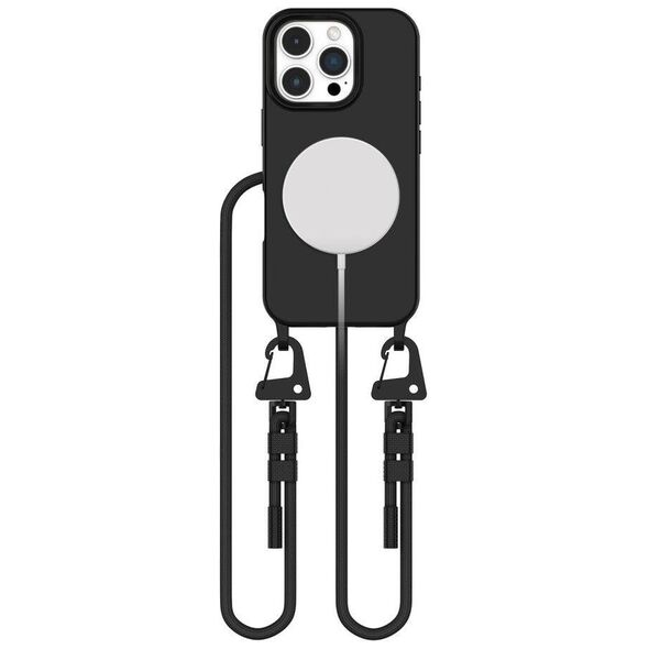 Case IPHONE 16 PRO MAX Tech-Protect Magnecklace MagSafe black 5906302311965