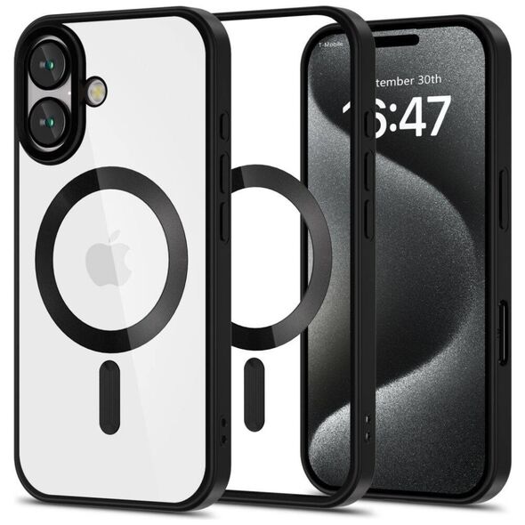 Case IPHONE 16 Tech-Protect MagFlex MagSafe Satin black 5906302312108